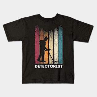 Detectorist Metal Detector Metal Detecting Gift Kids T-Shirt